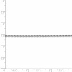 Load image into Gallery viewer, Leslies 14K White Gold 2mm Diamond Cut Rope Chain Bracelet  Length 7'' inches

