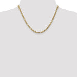 Load image into Gallery viewer, Leslies 14K Yellow Gold 4mm Flat Figaro Chain Necklace  Length 18'' inches
