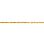 Load image into Gallery viewer, Leslies 14K Yellow Gold Singapore Chain Necklace  Length 16'' inches
