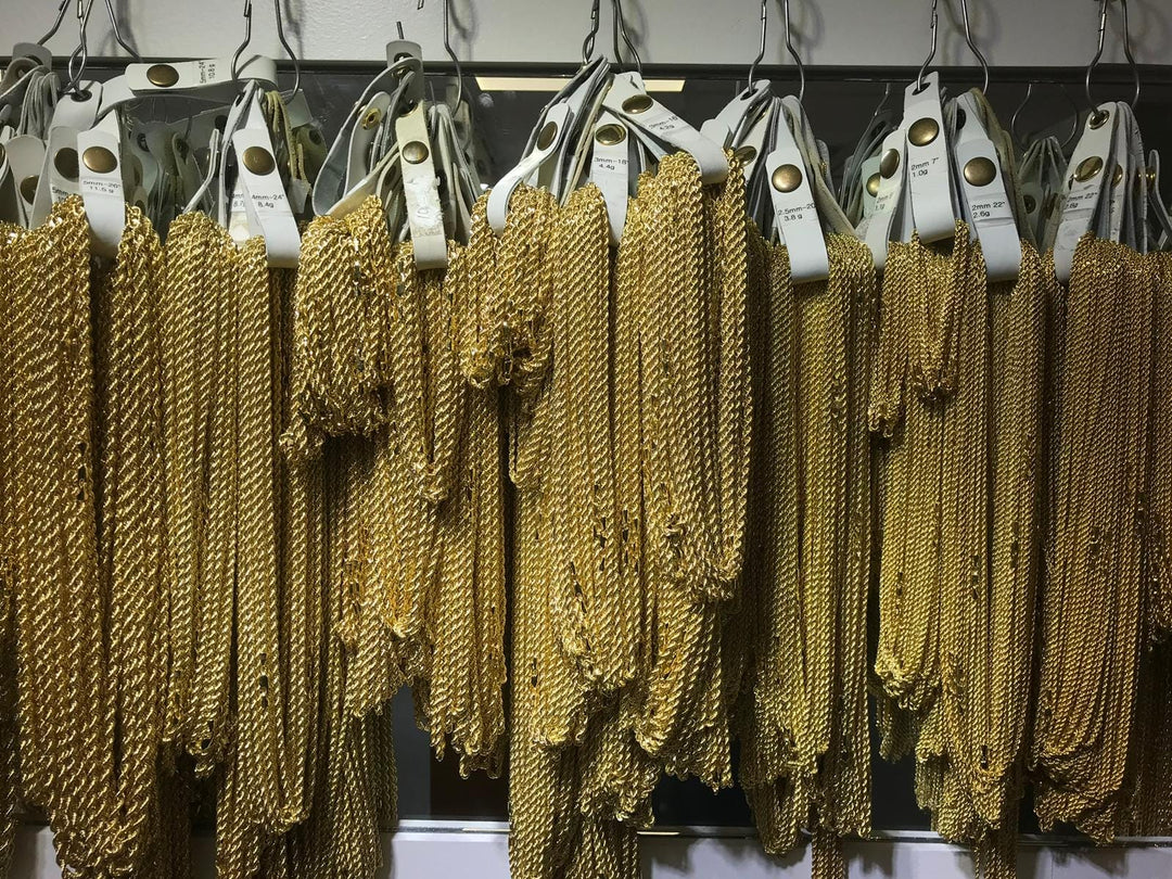 10K Gold Rope Chain Necklace and Bracelets Diamond-cut Design 1mm 2mm 3mm 4mm 5mm 6mm 7mm 8mm 9mm 10mm 12mm Men Women made in 10K Solid Gold