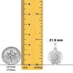 Load image into Gallery viewer, Saint Anthony 14K Gold Medal Pendant Charm - Yellow or White Gold - with Chain options
