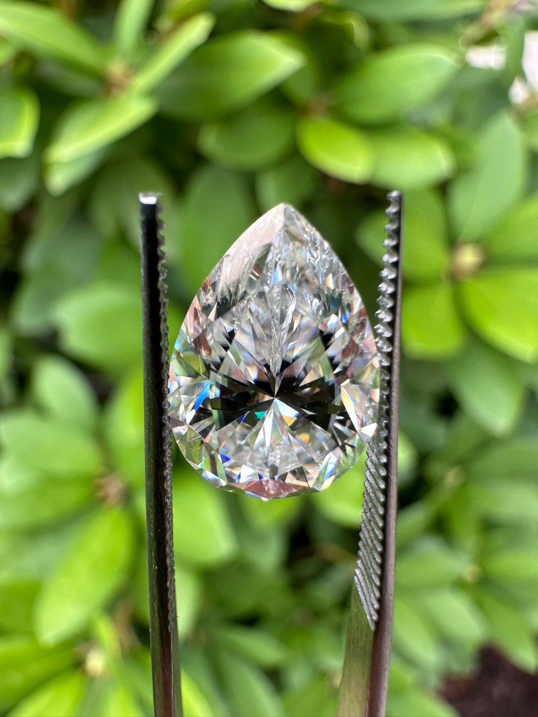Certified Pear Shape Moissanite Loose Single Stones 0.20 to 6 Carat Sizes