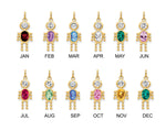 Load image into Gallery viewer, Birthstone Kids - Girls and Boys Pendants, Spacer Beads, Chains, Necklaces in 10K 14K Gold - all Months
