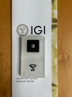 Load image into Gallery viewer, 1 Carat Certified Round Loose Diamond Lab Grown - Grade: VVS2 D Ideal cut - with IGI Certification Report Papers -
