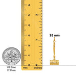 Load image into Gallery viewer, 14K Yellow Gold 3-D Gavel Charm with Chain Necklace options
