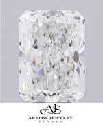 Load image into Gallery viewer, Certified Radiant Cut Loose Lab Grown Diamond - in Carat sizes: 1 2 3 4 5 and Clarity VVS1 VVS2 VS1 VS2 Color D E F G-H
