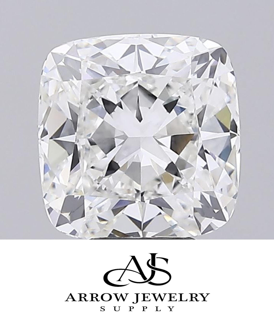 Certified Cushion cut Loose Lab Grown Diamond - in Carat sizes: 1 2 3 4 5 and Clarity VVS1 VVS2 VS1 VS2 Color D E F G-H