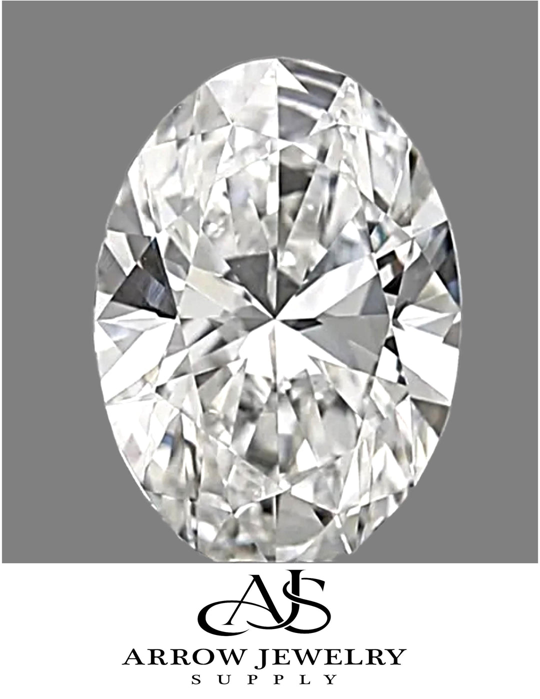 Certified Oval Loose Lab Grown Diamond - in Carat sizes: 1 2 3 4 5 and Clarity VVS1 VVS2 VS1 VS2 Color D E F G-H