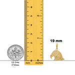 Load image into Gallery viewer, 14K Yellow Gold Eagle Head Pendant with Chain Options
