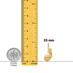 Load image into Gallery viewer, 14K Yellow Gold Soccer Ball and Shoe Pendant with Necklace Chain Options
