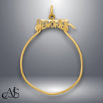 Load image into Gallery viewer, 14K Yellow Gold MEMORIES Charm Holder with Necklace Chain Options
