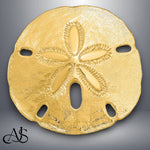 Load image into Gallery viewer, 14K Yellow Gold Fits Up To 8mm and 10mm Medium Sand Dollar Slide with Necklace Chain Options
