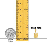 Load image into Gallery viewer, 14K Yellow Gold Girl or Boy Head Charm with Necklace Chain Options
