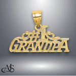 Load image into Gallery viewer, 14K Yellow Gold #1 GRANDPA Charm with Necklace Chain Options
