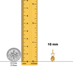 Load image into Gallery viewer, 14K Yellow Gold 3D Baby Carriage Charm with Necklace Chain Options
