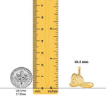 Load image into Gallery viewer, 14K Yellow Gold Large Firefighter Hat Pendant with Necklace Chain Options

