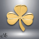 Load image into Gallery viewer, 14K Yellow Gold Shamrock Chain Slide with Necklace Chain Options
