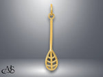 Load image into Gallery viewer, 14K Yellow Gold Lacrosse Charm with Necklace Chain Options
