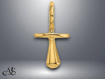 Load image into Gallery viewer, 14K Yellow Gold Polished 3-D Pacifier Charm with Necklace Chain Options
