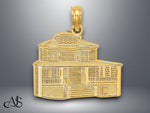 Load image into Gallery viewer, 14K Yellow Gold The manse bed and breakfast - cape may, NJ Charm with Necklace Chain Options
