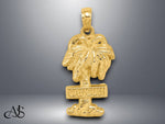 Load image into Gallery viewer, 14K Yellow Gold CANCUN Palm Tree Charm with Necklace Chain Options
