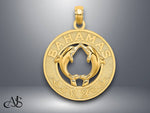 Load image into Gallery viewer, 14K Yellow Gold BAHAMAS Dolphin Charm with Necklace Chain Options
