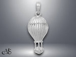 Load image into Gallery viewer, 14K Yellow Gold Polished Hot Air Ballon Charm with Necklace Chain Options
