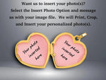 Load image into Gallery viewer, Sterling Silver Filigree Always In My Heart 24mm Heart Locket | Build Your Locket Necklace with Engraving, Photo insertions, and Chain Options
