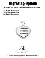Load image into Gallery viewer, Sterling Silver Preciosa Crystal Mom Heart Locket | Build Your Locket Necklace with Engraving, Photo insertions, and Chain Options
