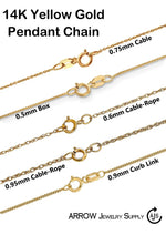 Load image into Gallery viewer, 14K Yellow Gold 2-D Three Dolphins Charm with Necklace Chain Options
