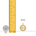 Load image into Gallery viewer, 14K Yellow Gold CHARLESTON Horse and Cart Charm with Necklace Chain Options
