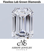 Load image into Gallery viewer, Certified Flawless Emerald Cut Lab Grown Loose Diamond (1-4 Carat)
