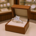 Load image into Gallery viewer, IGI Certified VS1-VS2 G-H Lab Grown Princess Cut Square Diamond Solitaire Engagement Ring: 14K, 18K, or Platinum
