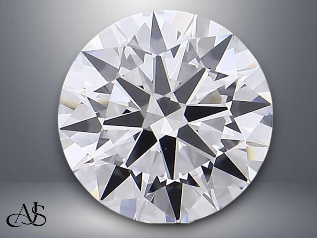 Certified 2.25 Carat Round Lab Grown Diamond Flawless IF VVS1 VVS2 VS1 VS2, Color - D, E, F, G-H great for engagement rings, pendants