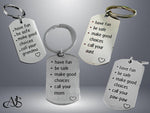 Load image into Gallery viewer, Call Your Grandma Key Chain - Grandpa Mom Dad Sister Brother Aunt Uncle Memaw
