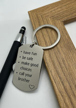 Load image into Gallery viewer, Call Your Grandma Key Chain - Grandpa Mom Dad Sister Brother Aunt Uncle Memaw
