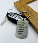 Load image into Gallery viewer, Call Your Grandma Key Chain - Grandpa Mom Dad Sister Brother Aunt Uncle Memaw
