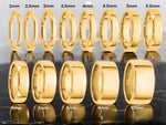 Load image into Gallery viewer, 14K Solid Yellow Gold Wedding Band: European Comfort Fit, Engraving Available
