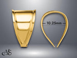 Load image into Gallery viewer, 14K Yellow Gold Bails for Pendants and Charms
