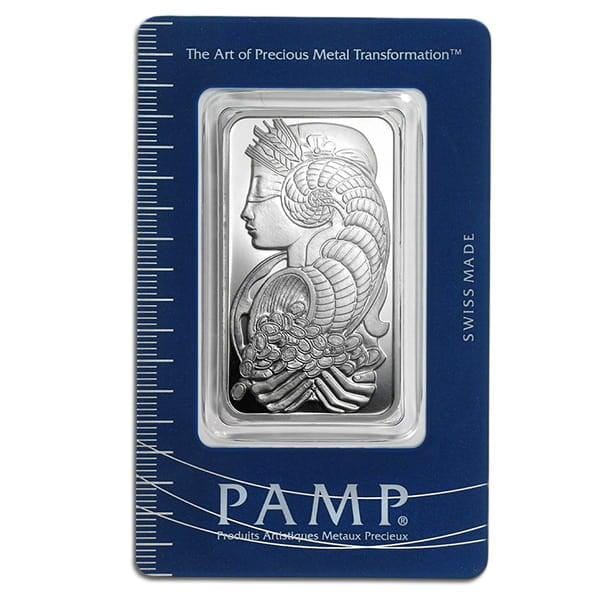 Sterling Silver Bezel Frame Pendant for 1 ounce Pamp Suisse Lady Fortuna Silver Bar