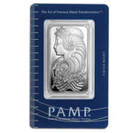 Load image into Gallery viewer, Sterling Silver Bezel Frame Pendant for 1 ounce Pamp Suisse Lady Fortuna Silver Bar
