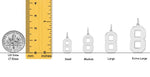 Load image into Gallery viewer, Sterling Silver Number Pendant: Single or Double Digit Charm
