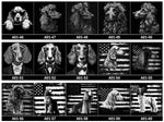 Load image into Gallery viewer, Custom Afghan Hound Black Slate Coasters - 4x4 Square or Round, 75 Unique Images, Personalized Designs
