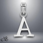 Load image into Gallery viewer, Solid Gold Letters 10K 14K Yellow and White Gold Alphabet Pendant Charms
