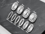 Load image into Gallery viewer, 10K White Gold Half Round Wedding Band with Free Engraving
