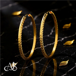 Load image into Gallery viewer, Gold Diamond-cut Square Tube Endless Hoop Earrings 10K and 14K - Lightweight Thin 1.35mm
