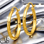 Load image into Gallery viewer, Gold Hoop Earrings Satin and Diamond-cut Texture - 10K and 14K Yellow, White and Rose Gold - Lightweight Thin 2mm
