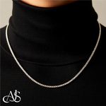 Load image into Gallery viewer, Sterling Silver Box Chain Necklace and Bracelets
