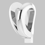 Load image into Gallery viewer, Rabbit Ear Bail with ring in 10K/14K/18K Yellow White Rose Gold , Sterling Silver and Platinum - Jewelry Findings
