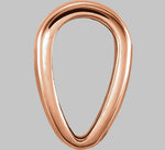 Load image into Gallery viewer, Tapered Bail in 10K/14K/18K Yellow White Rose Gold, Sterling Silver and Platinum - Jewelry Findings

